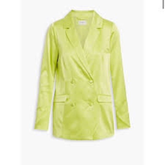 Cami nyc double-breasted silk/satin blazer - Picture 9 of 9